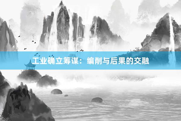 工业确立筹谋:编削与后果的交融